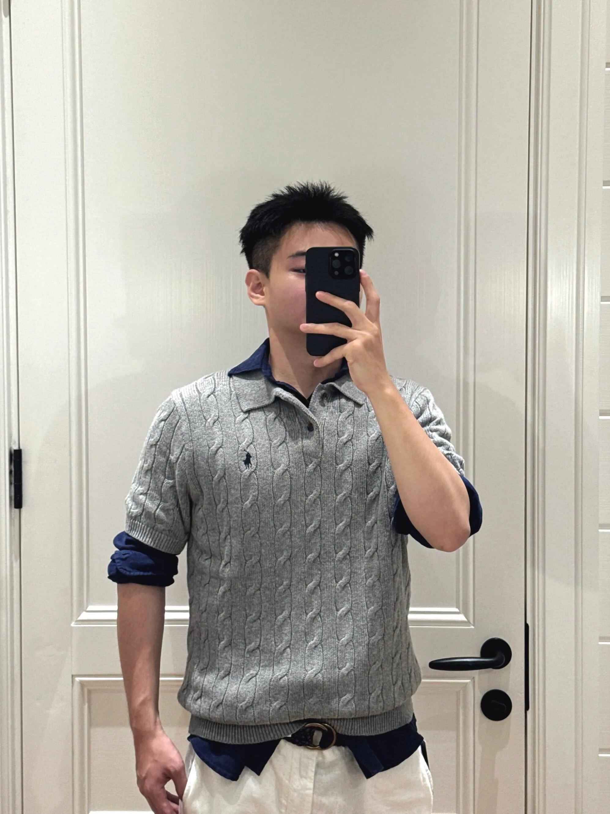 【 】Ralph Lauren Polo （Gray）